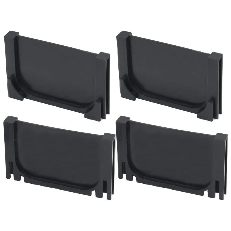 Vidaxl caniveau de drainage 2 pcs plastique 2 m 275500_3