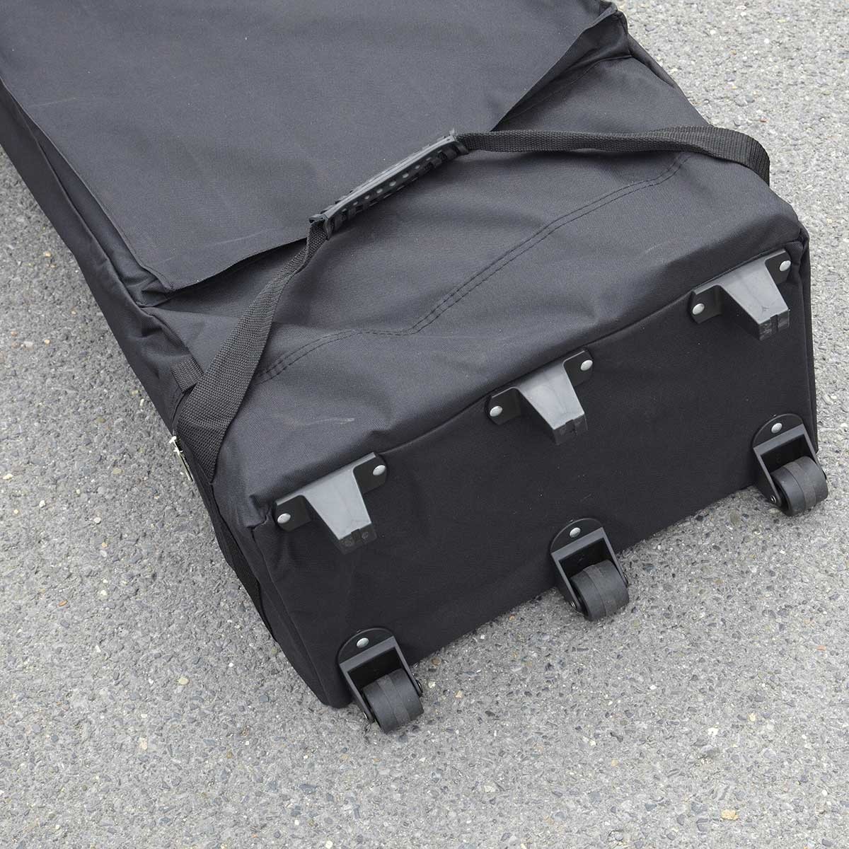 Tente pliante 3x6m grise - Aluminium hexagonal 40mm - Toile 300g/m² imperméable_3