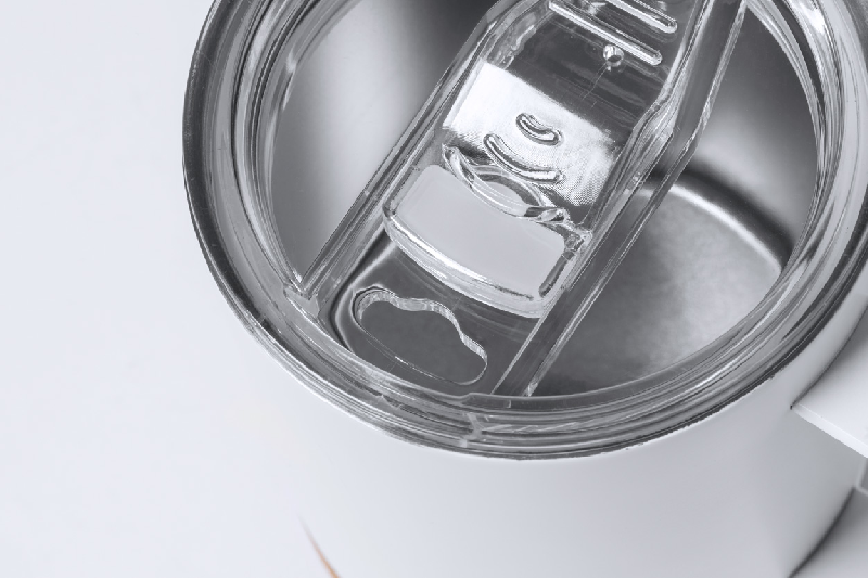 Mug thermos isotherme en acier inoxydable - 330 ml avec couvercle et base en liège naturel_3