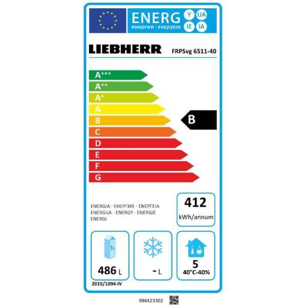 Armoire réfrigérée positive vitrée - GN2/1 - 486 L   | Liebherr - FRPSvg 6511 Performance_3