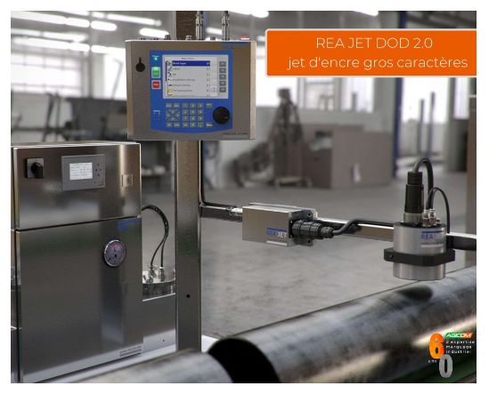 REA JET DOD Standard - Marquages à jet d'encre gros caractères - Agicom_3