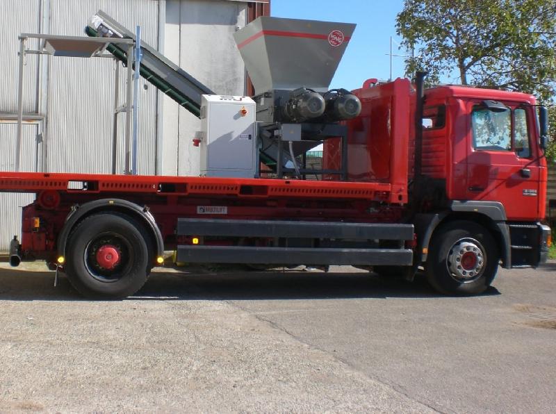 Modèle 8080S - Broyeur déchiqueteur industriel à 4 arbres, 800x800 mm, 22 kW, norme CE_3