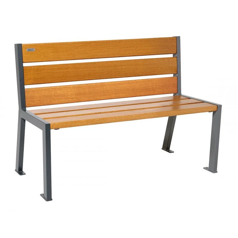 Banc bois et acier Silaos®6 lames_3