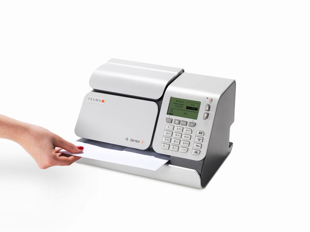 Machine à affranchir pour de très petits volumes de courrier Fs