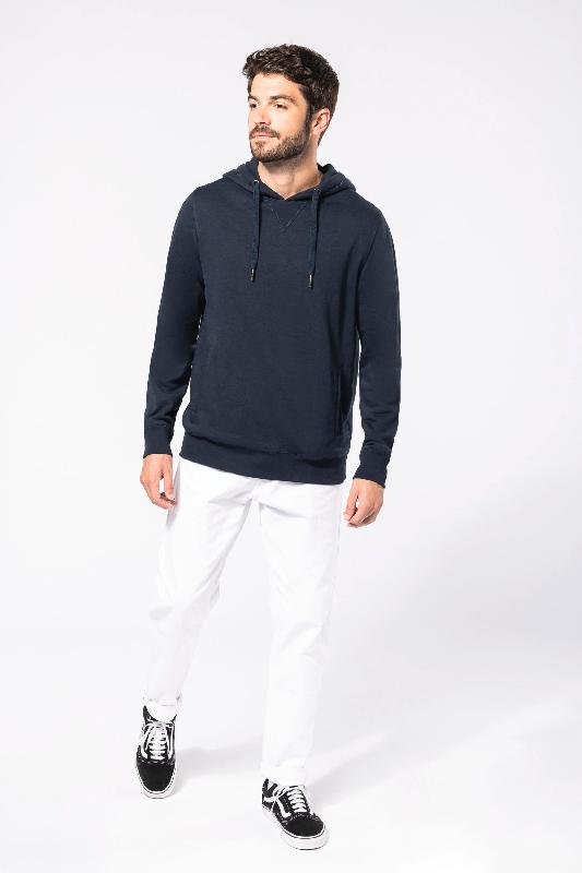 Sweat-shirt french terry écoresponsable à capuche unisexe - Kariban - Réf: K4009 - 300 g/m², coton bio et polyester recyclé_3