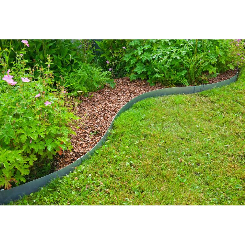 Nature bordures de jardin 3 pcs 91,4x10,2 cm acier 446395_3