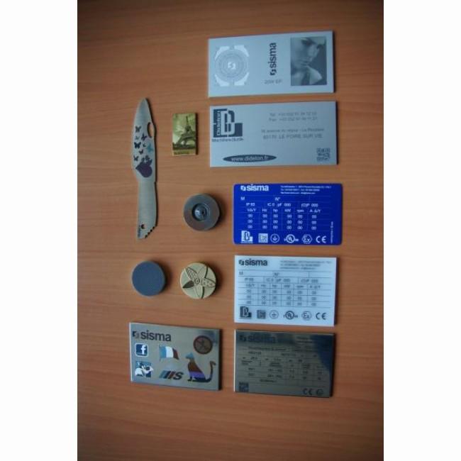 Système de marquage laser SISMA - EASY GO - Puissance moyenne 20/30W - Source fibre - Surface de marquage 100x100mm_3