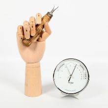 Hygromètre professionnel à cheveu - Naudet - Cadran 10,5 cm - mécanique et sans énergie_3