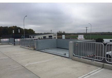 Module en béton pour extension de déchèterie