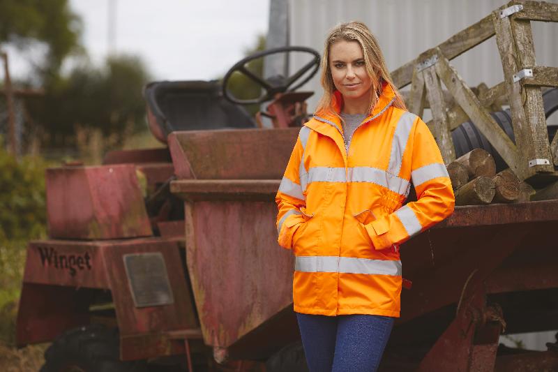 Veste haute visibilité femme - Management - Réf: YHVP189 - coupe-vent, imperméable et respirante_3