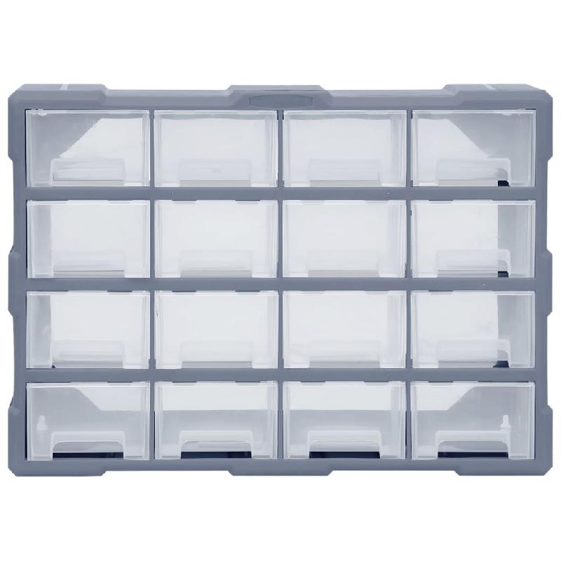 Vidaxl organisateur multi-tiroirs avec 16 tiroirs centraux 52x16x37 cm 149602_3