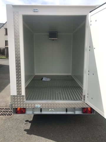 Remorque frigorifique double essieu 2x1350kg - RAPHA 20 - Châssis Lider freiné et dimensions intérieures optimisées_3