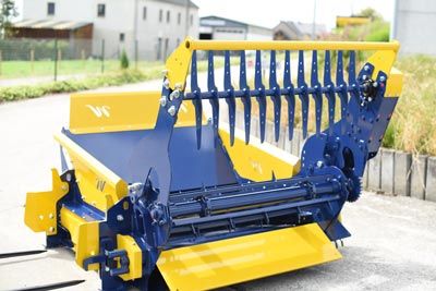 Dérouleuse pailleuse DE225 - Warzée SA - balles rondes jusqu'à 150 cm et 800 kg - chargeurs compacts_3