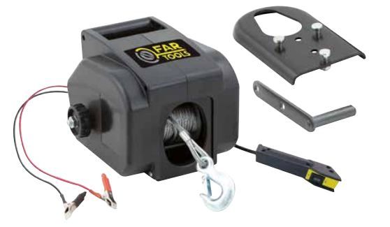 Treuil électrique avec câble de 9 mètres et commande à distance