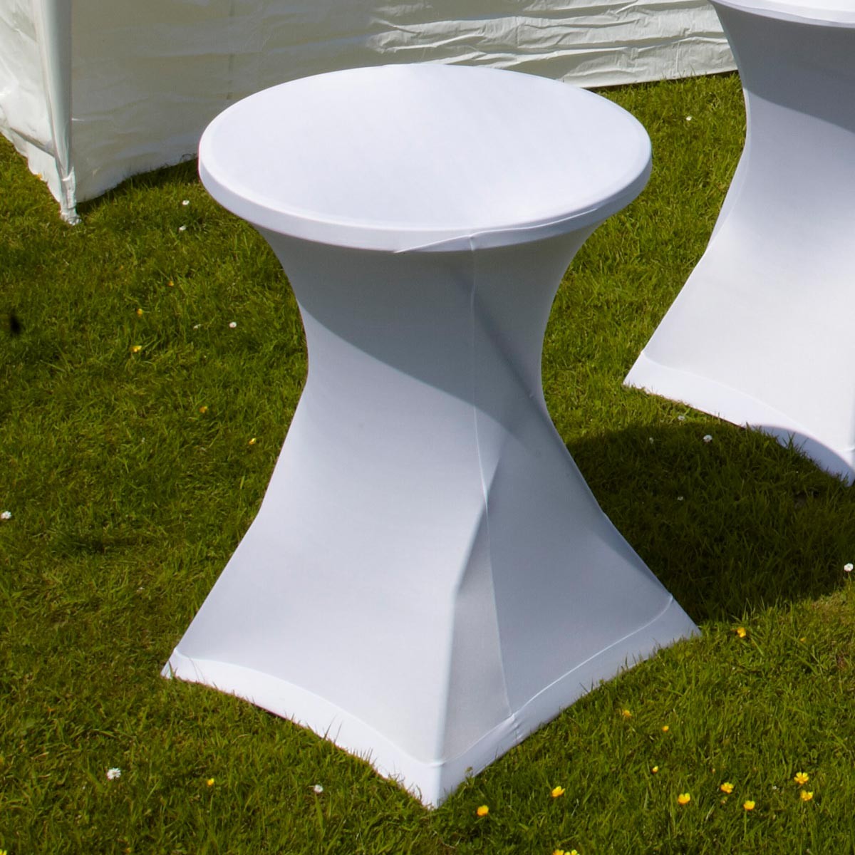 Housse mange-debout blanche - 110x80 cm - Élasthanne et polyester, usage intérieur/extérieur_3