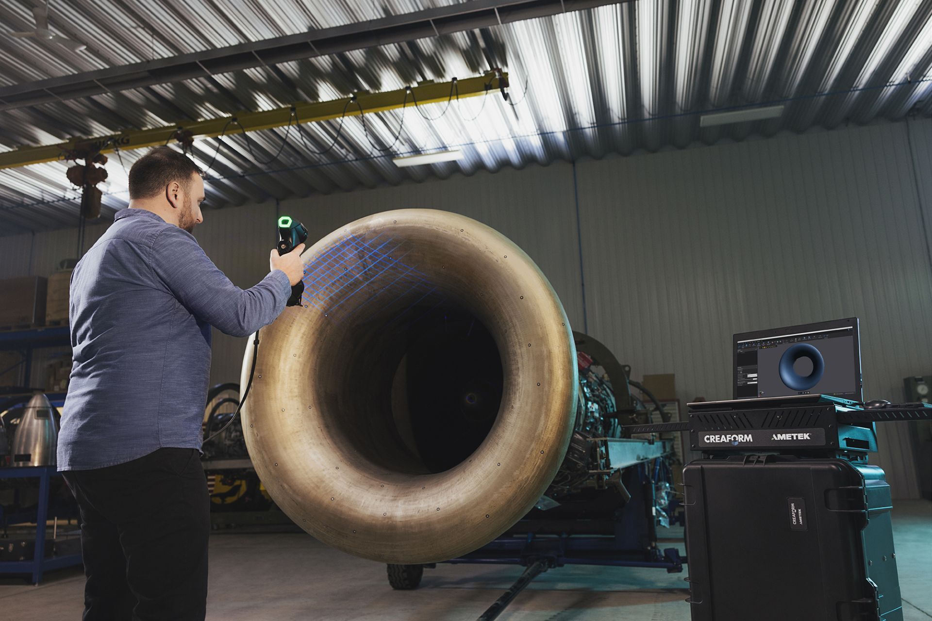 Scanner HandySCAN série BLACK conforme aux normes VDI/VDE 2634