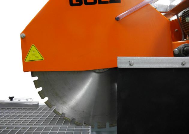 Scie de chantier pour la coupe de grandes briques, béton cellulaire, briques isolantes - GÖLZ - BS650_3