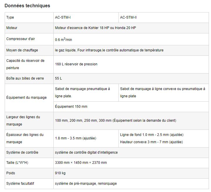 AC-STM-I/II - Machine de marquage routier ACE - Poids 910 kg - Transmission hydraulique variable_3