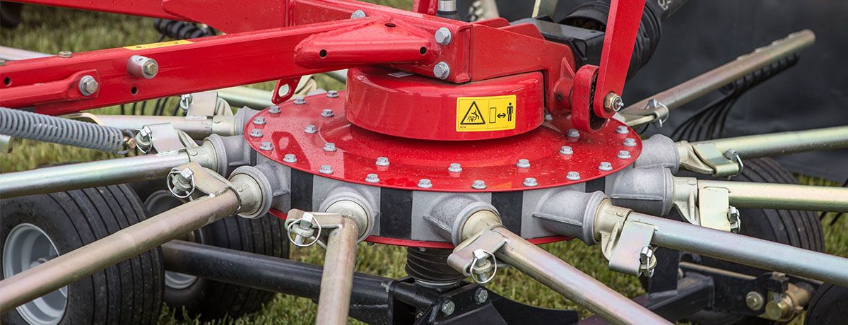 MF RK 361 DN - Andaineur monorotor Massey Ferguson - 3,6 m - Attelage 3 points, tête pivotante_3