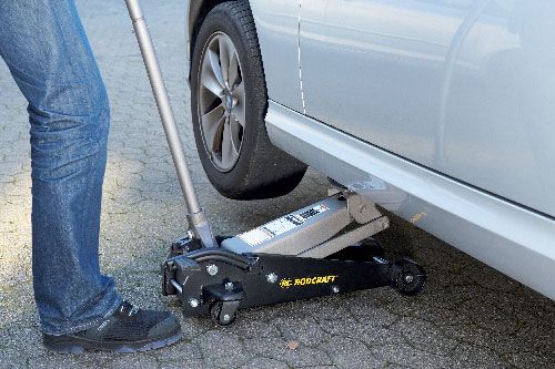 Rh290 - Cric rouleur hydraulique Rodcraft - capacité 3t - compact avec levier démontable_3