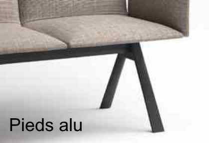 Siège d'accueil confort - SLAM-SOFT - système de poutres polyvalent avec assises carrées 55x55 cm_3