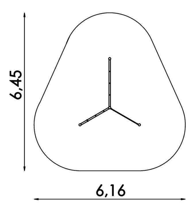 Trio à grimper en acier inoxydable pour aire de jeux - Conforme EN1176 - Référence BT16073_3