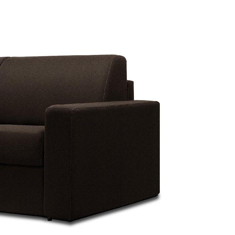Canapé convertible express CRÉPUSCULE - Matelas comfort BULTEX® 120x195cm - Polyuréthane marron - Fabrication italienne_3