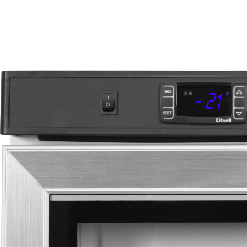Congélateur vertical de vitrine Ventilé L.600mm 340L ext.Blanc TEFCOLD_3