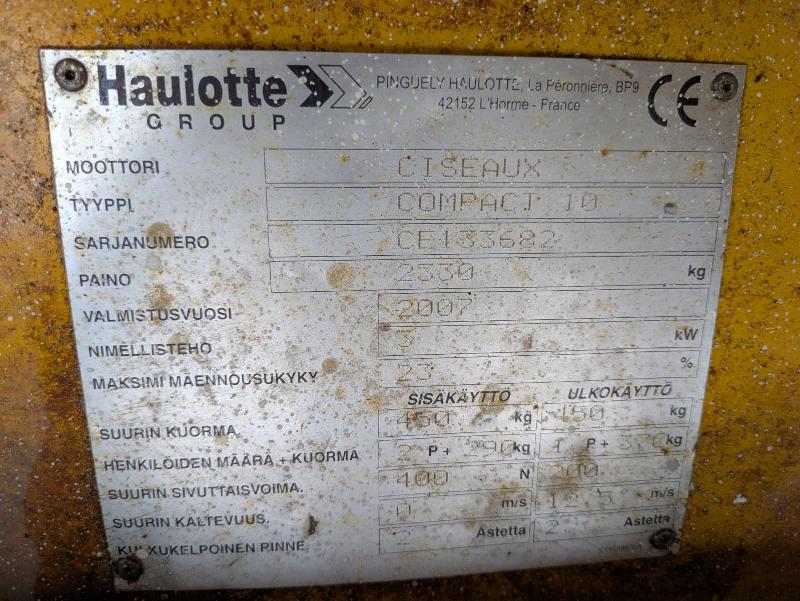 Nacelle ciseaux HAULOTTE compact 10 occasion_3