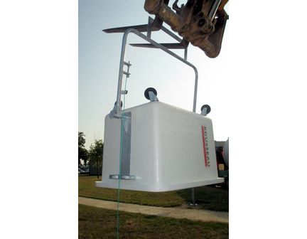 Bac à équarrissage avec options de roues pour plus de mobilité