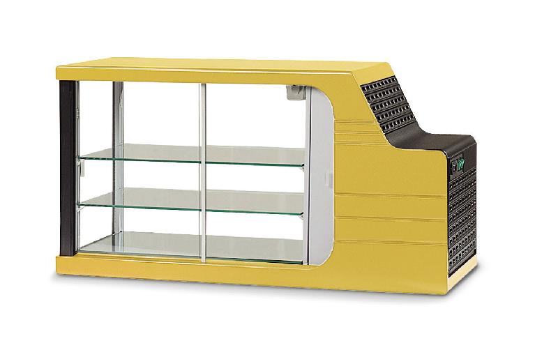 Vitrine réfrigérée de comptoir 120L SCAIOLA - Gris_3