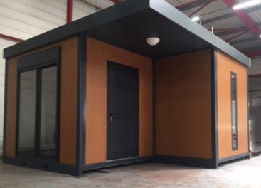 Bâtiment modulaire 20 pieds bulle de vente -Structure galvanisée juxtaposable, superposable R+2 - BTS OSR 15_4