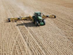 Herse à paille agricole - claydon - largeur de transport sur route 3 m_3