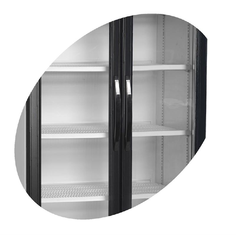 Armoire réfrigérée vitrée sans canopy 535L | Tefcold - FS890H_3