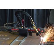 Dragon - Machines d'oxycoupage Promotech - Puissance 20 W - Chariot avec réglage digital et coupage jusqu'à 45°_3