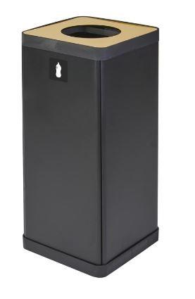 Poubelle de tri sélectif ECO - 50L - Acier et ABS - Vert, Bleu et Jaune_3