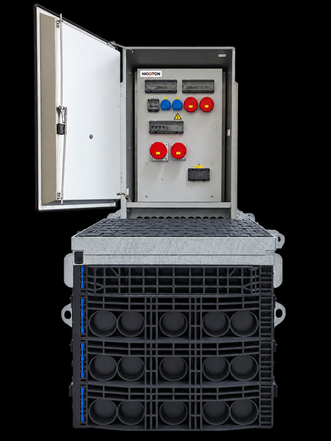 Bornes de distribution d'énergie escamotable enterrée - Langmatz EK880 - configuration sur-mesure_3