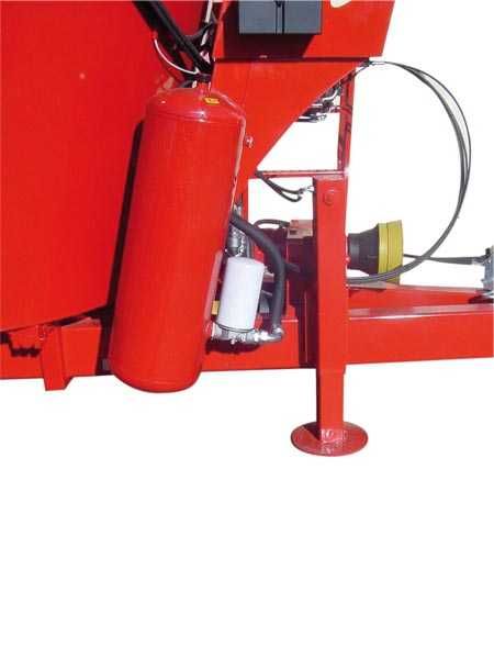 Vm2 10 - mélangeuse agricole Supertino - 2 vis verticales - capacité jusqu'à 23 m3 - poids à vide 5000 kg_3