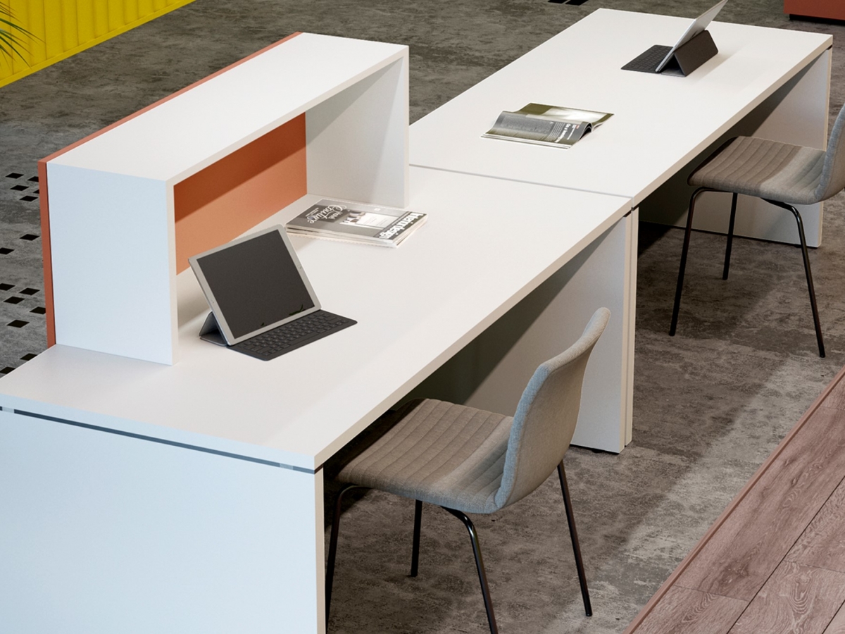 Banque d'accueil professionnel NEW PANO - design modulable avec accessoires personnalisables_3