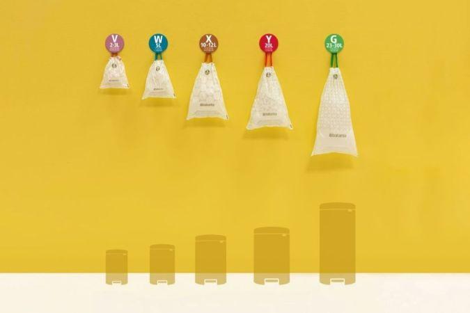 Sacs poubelle PerfectFit Brabantia - Code V (3 litres) - Distributeur 40 sacs_3