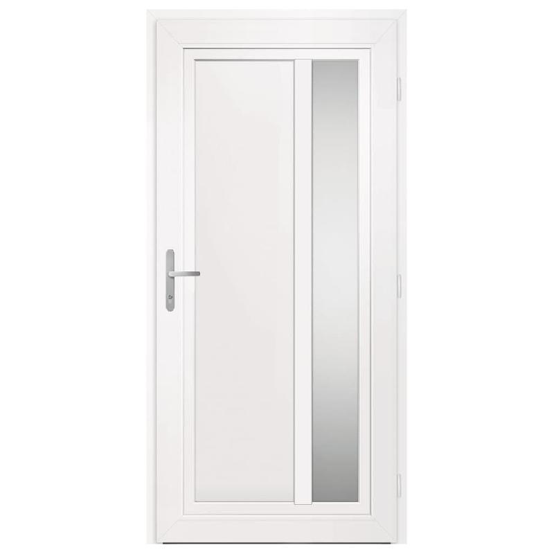 Vidaxl porte d'entrée anthracite 98x208 cm pvc 3157104_3