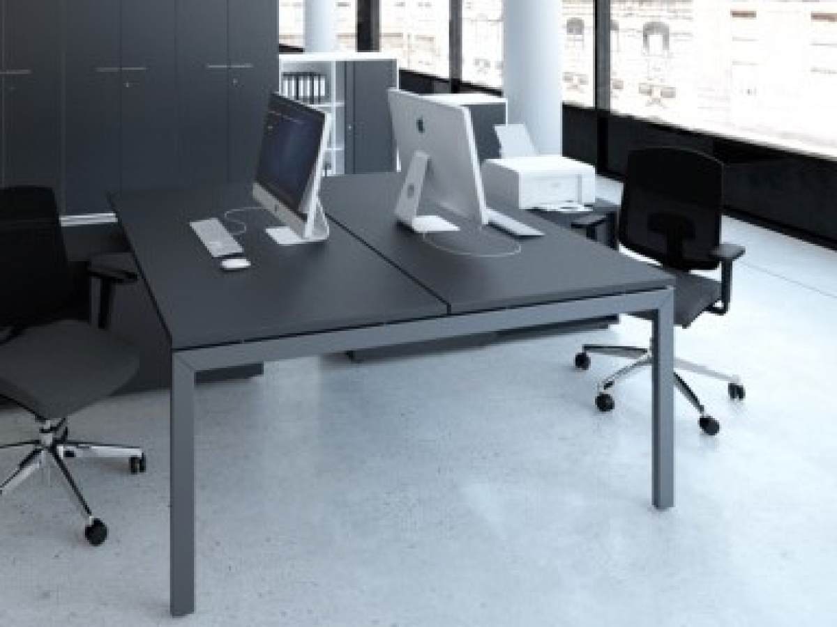 Bureau bench et individuel design contemporain - OGI U - ergonomique et modulable_3