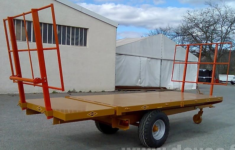 Gv 60 br benne agricole à ridelles démontables - devès - charge 6 t_3