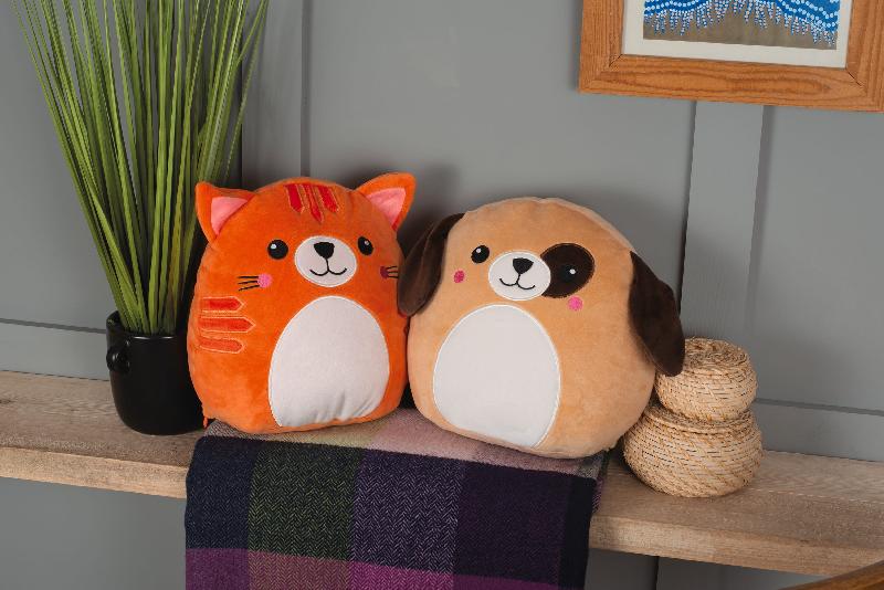Peluches Squidgy's - Réf: MM800 - 30 cm - Marque Mumbles - Zippées pour personnalisation - Conforme EN71_3