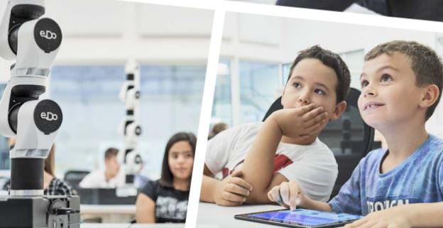 ROBOT ÉDUCATIF COBOT 6 AXES CONSTRUCTION MODULAIRE OPEN SOURCE COMAU E.DO_3