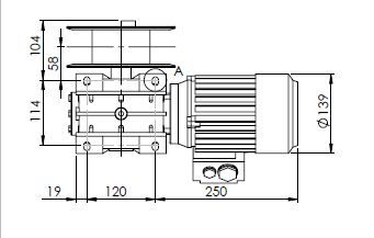 Treuil de traction électrique EWL à vis sans fin - Rema Holland B.V - alimentation 400V - protection IP55_3