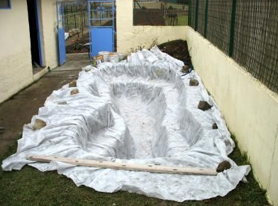 Feutre géotextile - 90g/m² - 1x25m - Stabilisation des allées et terrasses, préparation des sols, protection des végétaux, filtration des eaux_3