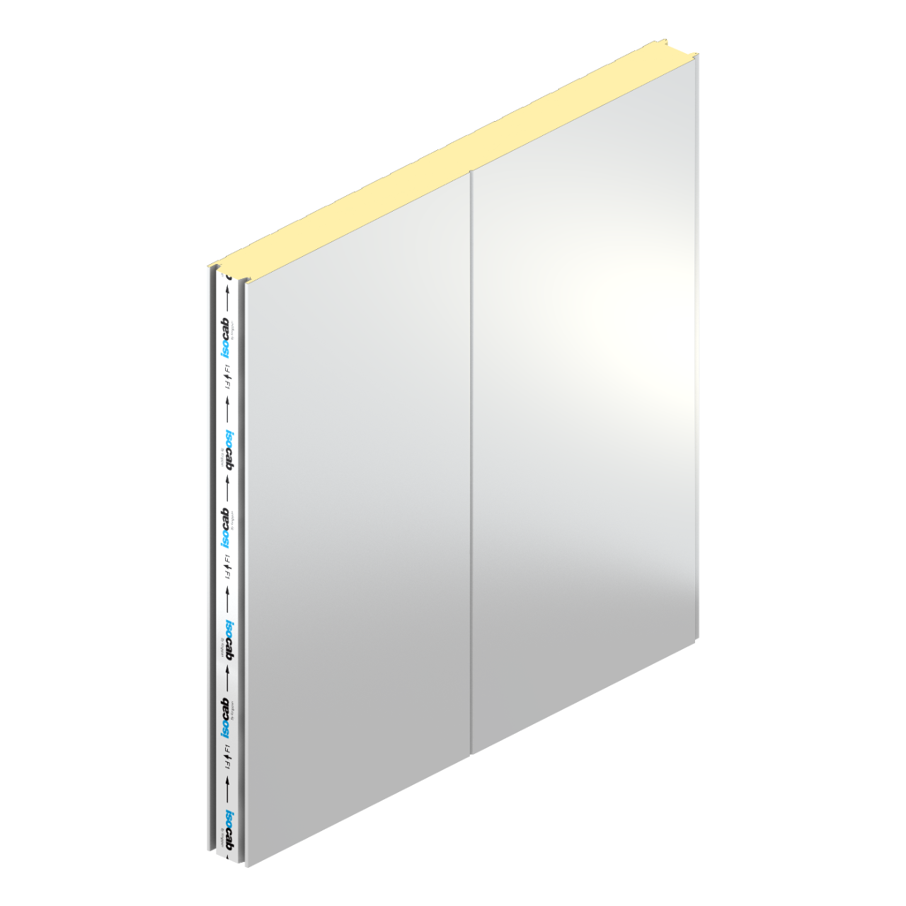Panneau sandwich isolant Industrial Agro-alimentaire IND - PIR pour cloisons, parois et plafonds de locaux à ambiance régulée_3
