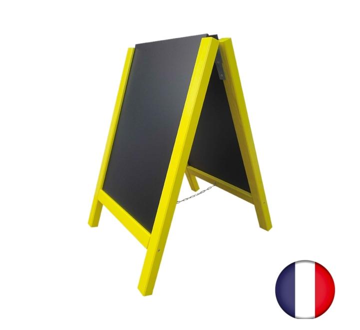 Stop trottoir chevalet bois - Ardoises amovibles - PFN50, PFN60_3