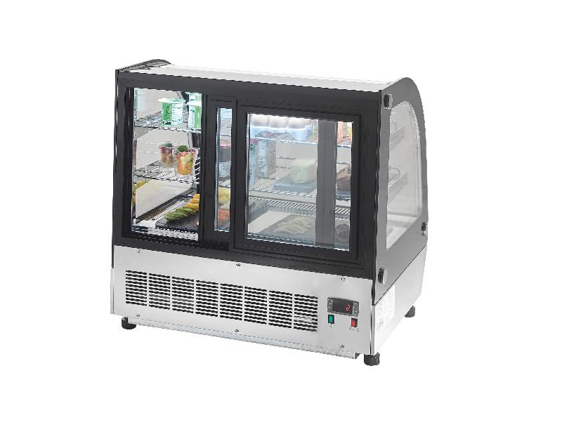 Vitrine réfrigérée vitre bombée 110L ATOSA_3